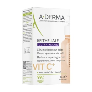Ser reparator pentru luminozitate, Epitheliale Ultra Repair Vitamina C+, 30 ml, A-derma