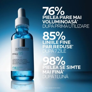 Serum Supra-Activat cu Acid Hialuronic și Efect Antirid Hyalu B5, 30 ml, La Roche-Posay - Img 3