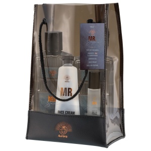 Set cosmetice pentru bărbați, 4 produse, cu ulei de salvie, Aurora - Img 1