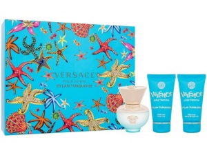 Set Dylan Turquoise Apa de toaleta 50 ml + Body Gel 50 ml + Gel de dus 50 ml, Versace