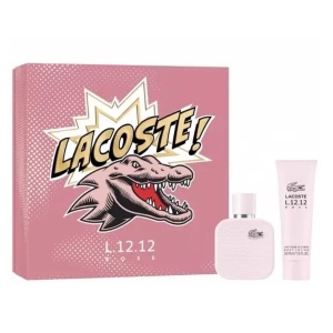 Set L.12.12 Rose: Apa de parfum 50 ml + Lotiune de corp 50 ml, Lacoste