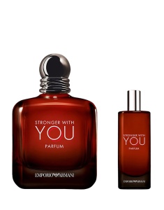 Set Stronger With You: Apa de Toaleta 100 ml + Apa de Toaleta 15 ml, Armani - Img 2