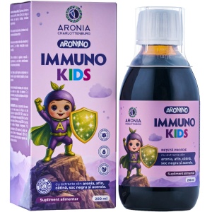 Sirop Immuno Kids cu vitamina C și 5 fructe, +3 ani, 200 ml, Aronino