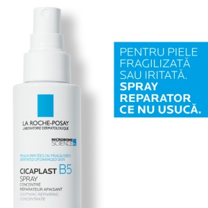 Spray concentrat reparator si calmant Cicaplast B5, 100 ml, La Roche-Posay - Img 3