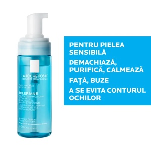 Spuma de apa micelara pentru piele sensibila Toleriane, 150 ml, La Roche-Posay - Img 2