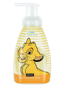Spuma pentru maini si dus pentru copii Regele Leu, 300 ml, Disney