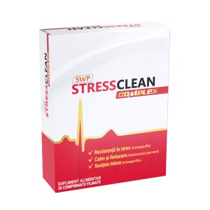 Stressclean Complex, 30 comprimate, Sun Wave Pharma - Img 2