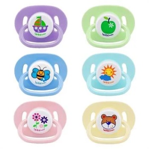 Suzeta din silicon rotundă cu tipar nr. 2, cod 830, Wee Baby - Img 2