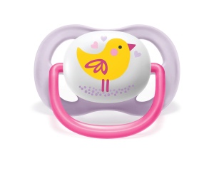 Suzete Ultra Air design figurine pentru Fetite 0-6 luni, SCF080/06, 2 bucati, Philips Avent - Img 4