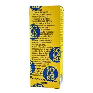 Tinctură Ghintură Galbenă, 50 ml, Solaris - Img 3
