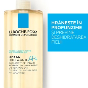 Ulei de spalare hidratant pentru pielea uscata cu tendinta atopica Lipikar AP+, 750 ml, La Roche-Posay - Img 5