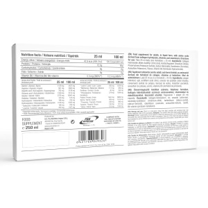 Amino Collagen 12500, 10 fiole x 25 ml, aromă portocale, Pro Nutrition - Img 2