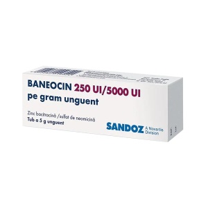 Baneocin unguent, 5 g, Sandoz