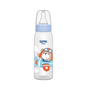 Biberon cu tetina rotunda, cod 852, 250 ml, Wee Baby - Img 3