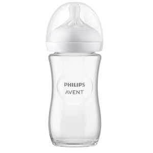 Biberon din sticla Natural Response +1luna, 260ml, SCY933/01, Philips Avent - Img 2