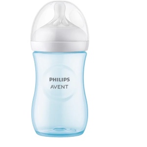 Biberon pentru +1 luna Natural Response Albastru SCY903/21, 260ml, Philips Avent - Img 2