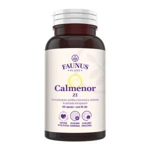 Calmenor Zi, pentru claritate mentala si confort in perioada menopauzei, 60 capsule, Faunus Plant - Img 2