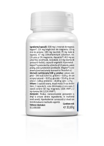 Cârcel Treonat, 30 capsule, Zenyth - Img 2