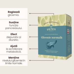 Ceai Glicemie Normală, 180 g, Faunus Plant - Img 4