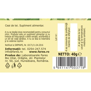 Ceai tei, 40g, Fares - Img 2
