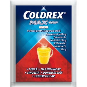 Coldrex Maxgrip Lemon, 10 plicuri, Perrigo - Img 2