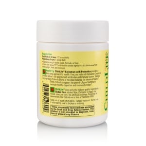 Colostrum cu probiotice pudra, Portocala si Ananas, 55 g, Childlife Essentials, Secom - Img 3