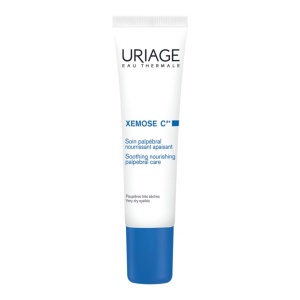Cremă calmantă pentru ochi, pentru piele uscată spre atopică Xémose C8+, 15 ml, Uriage
