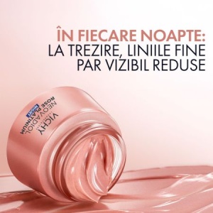 Cremă de Noapte cu Efect de Redensificare și Revitalizare Neovadiol Rose Platinium, 50 ml, Vichy - Img 4