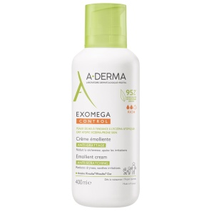 Crema emolienta Exomega Control, 400ml, A-derma