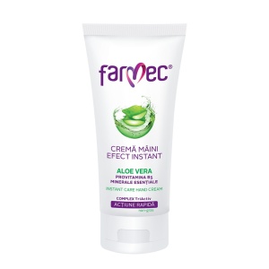 Crema hidratanta de maini cu aloe vera, 100 ml, Farmec