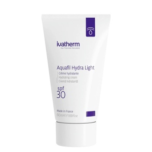 Crema hidratanta pentru fata cu SPF30 Aquafil Hydra Light, 50ml, Ivatherm - Img 1
