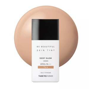 Crema naturala Be Beautiful Skin Tint SPF50+ PA++++, Tan, 50 ml, Thank You Farmer - Img 2