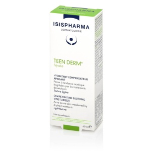 Crema pentru pielea predispusa la acnee Teen Derm Hydra, 40ml, Isis Pharma