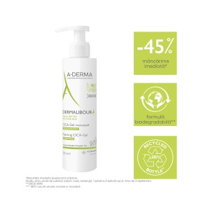 Dermalibour+ Cica gel spumant purificator, 200 ml, A-Derma - Img 3