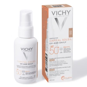 Fluid colorat cu protectie solara SPF 50+ pentru fata Capital Soleil, 40 ml, Vichy - Img 4