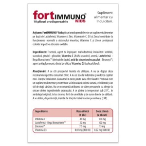 FortImmuno Kids, 10 plicuri, Dr. Phyto - Img 2