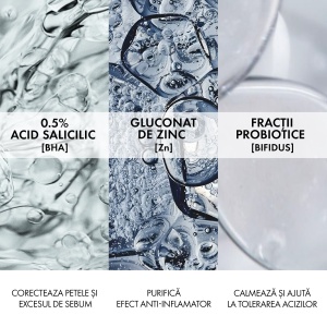 Gel de curatare purifiant pentru ten gras, Normaderm, 400 ml, Vichy - Img 3