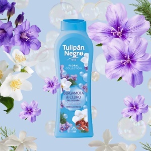 Gel de dus Bergamota si Cedru, 650 ml, Tulipan Negro - Img 2