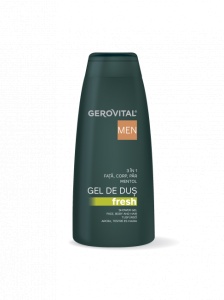 Gel de dus Fresh 3 in 1 Men, 451, 400ml, Gerovital