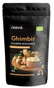 Ghimbir Pulbere Ecologica/BIO, 60 g, Niavis