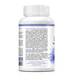 Inulin FOS pulbere, 120 g, Zenyth - Img 2