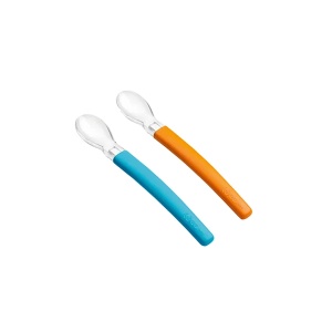 Lingurite de silicon pentru bebelusi 122, 2 bucati, Wee Baby - Img 2