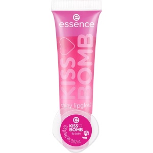 Luciu de buze Duo stralucitor si balsam, KISS BOMB Strawberry Sweetie! 01, Essence - Img 4