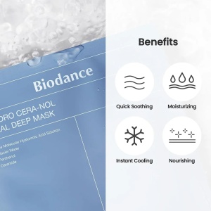 Masca de fata pentru hidratare intensa si calmare Hydro Cera-Nol, 34 g, Biodance - Img 4