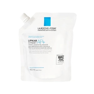 Pachet Crema de spalare ultra-delicata, pentru pielea uscata cu tendinta atopica Lipikar Syndet AP+, 400 ml + Rezerva, 400 ml, La Roche-Posay - Img 2