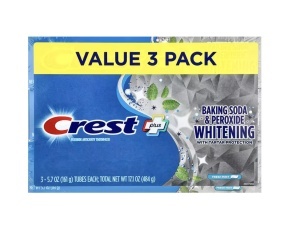 Pachet promotional Pasta de dinti Baking Soda & Peroxide, 3x161 g, Crest - Img 2