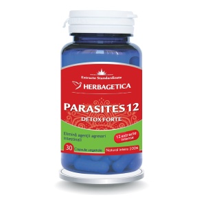 Parasites 12 detox forte, 30 capsule, Herbagetica