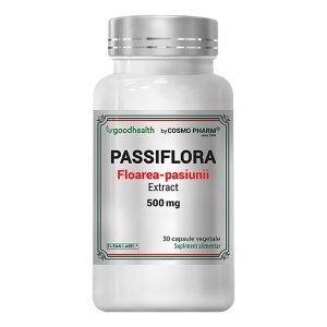 Passiflora Extract 500 mg, 30 capsule vegetale, Cosmopharm