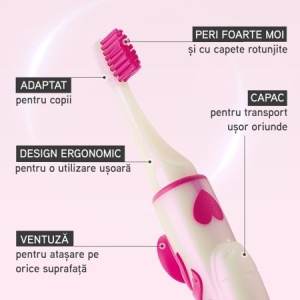 Periuta de dinti pentru copii 2–6 ani Unicorn, 1 bucata, Elgydium - Img 4