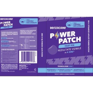 Plasturi Anti-Acnee Power Patch Fast Fix, 36 bucati, Benzacare - Img 3